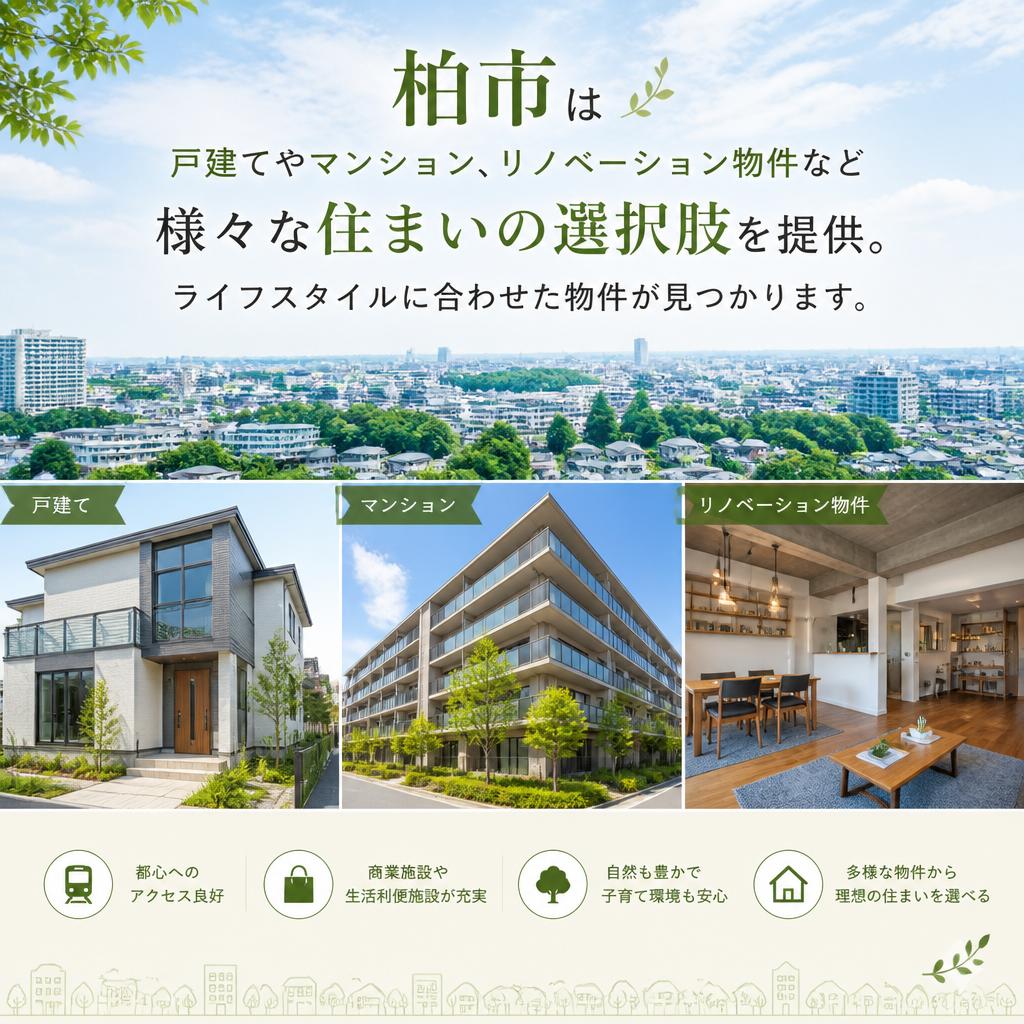 多様な住宅選択肢が揃う