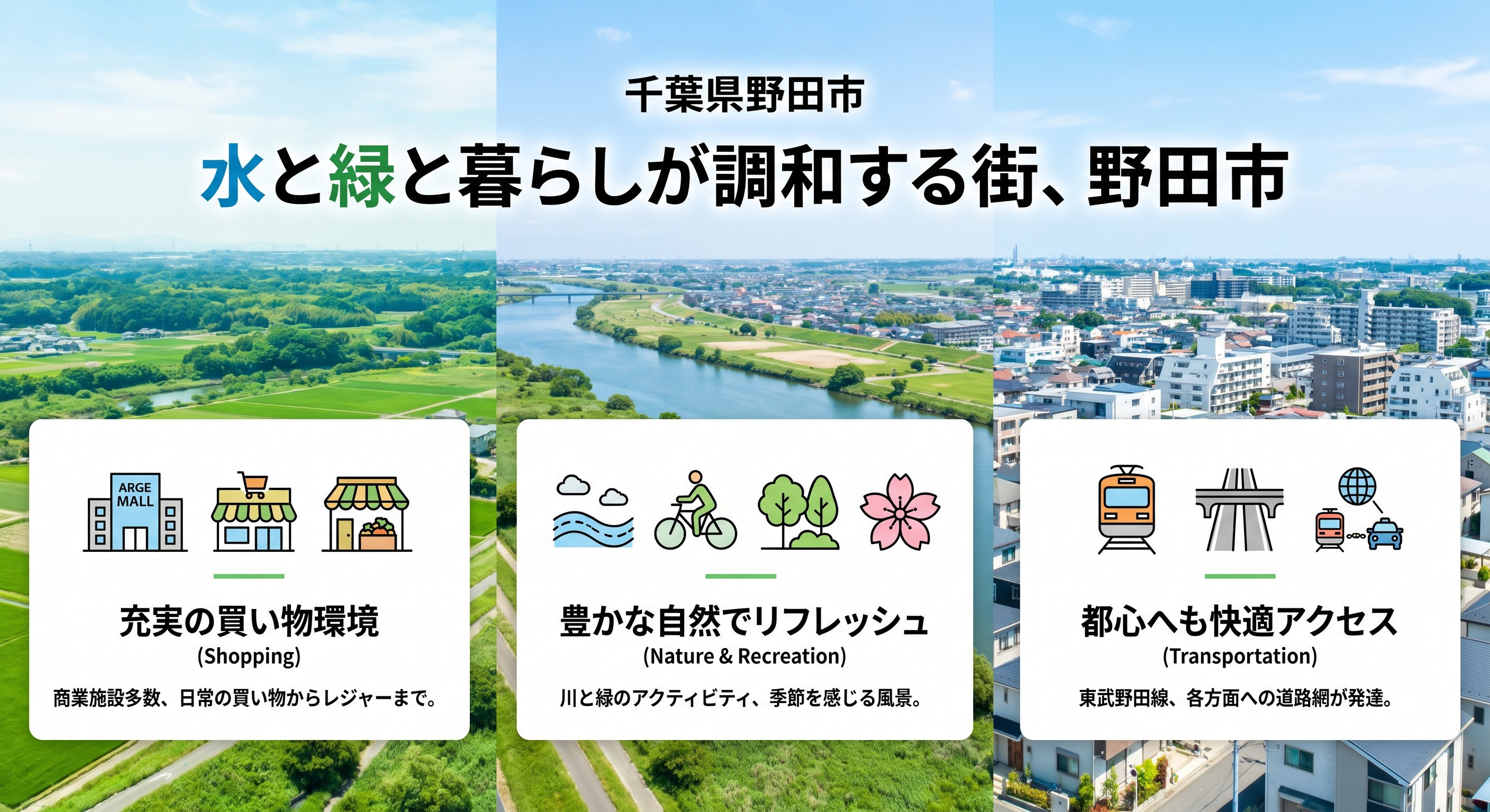5. 交通アクセスと便利な生活施設