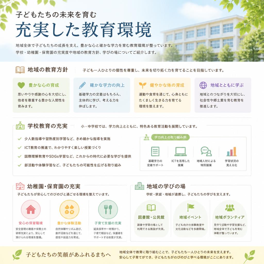 地域の教育環境