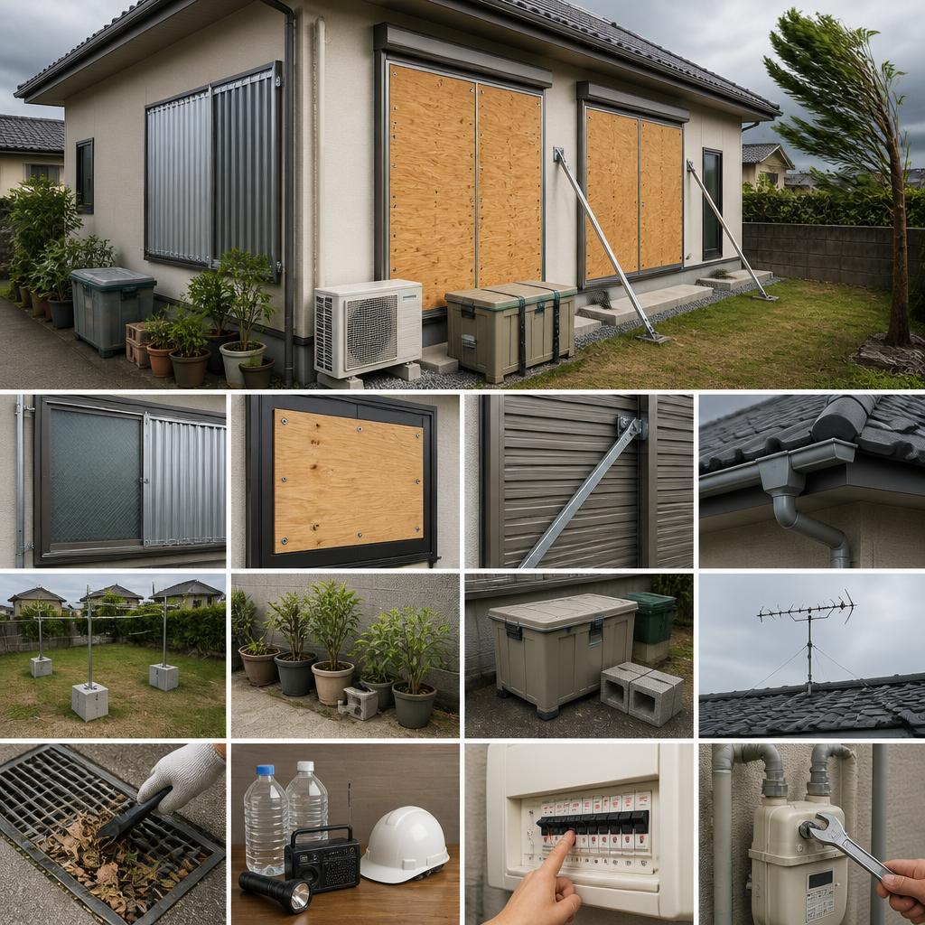 台風接近時の住まいの安全対策